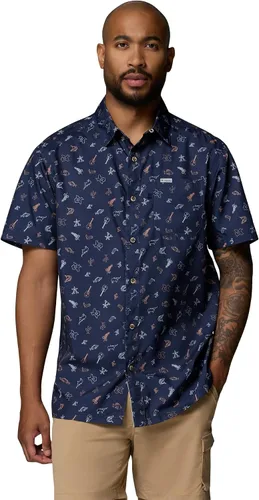 Vista 94 de Columbia - Camisa Super Slack Tide Camp de manga corta para hombre