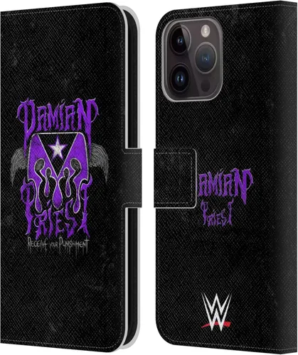 Vista 29 de Head Case Designs Funda de piel con licencia oficial de la WWE Portrait Damian Priest compatible con Apple iPhone 11