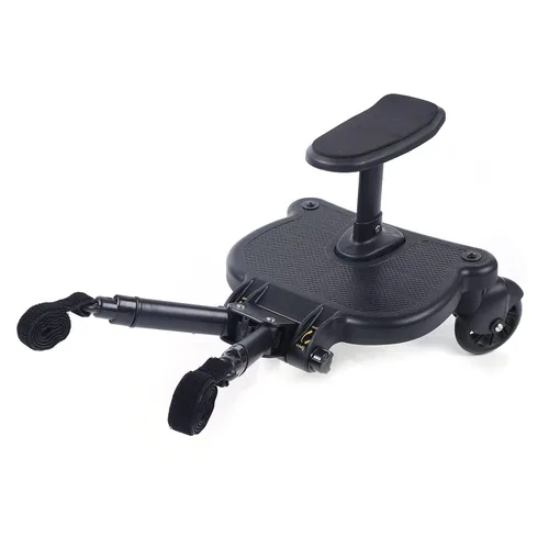 Vista 4 de Tabla universal para cochecito de bebé con accesorio de asiento, conectores para cochecito de bebé, versátil y práctico, ideal para viajar, ir
