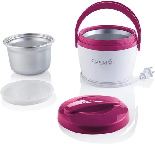 Vista 2 de Crock-Pot SCCPLC200PK-NP - Calentador de comida para almuerzo, rosa, 20 onzas