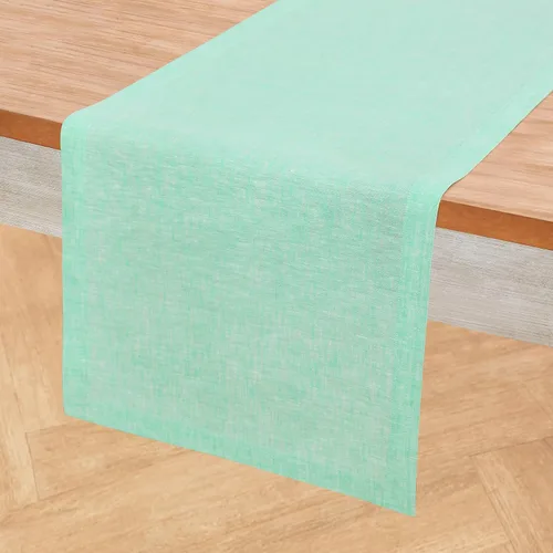 Vista 42 de Solino Home - Camino de mesa de lino natural claro, 14 x 36 pulgadas, Athena, para Acción de Gracias, Navidad, vacaciones, lavable a máquina