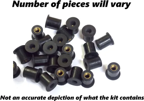 Vista 7 de Kit completo de pernos de carenado de motocicleta negro para Kawasaki Ninja ZX-6R / ZX636 / ZX-6RR 2005-2006 Tornillos, sujetadores y hardware