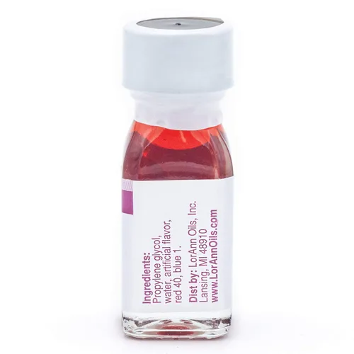 Vista 6 de LorAnn Raspberry SS Flavor, 1 botella de dram (0.0125 fl oz - 0.1 fl oz - 1 cucharadita) - Paquete de 3 - incluye una receta