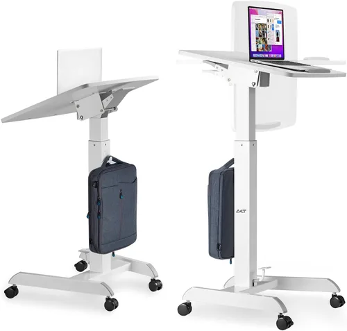 Vista 10 de AVLT Escritorio con pedal de pie ajustable de 44 pulgadas de altura