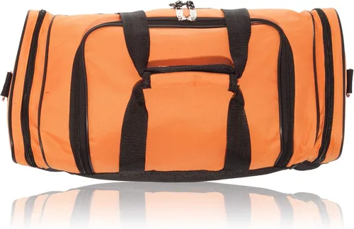 Vista 5 de Bolsa de lona, de DALIX, para el gimnasio, para viajar, 17 pulgadas