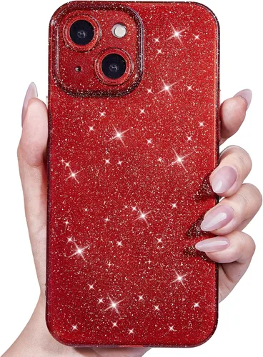 Vista 45 de Svanove Funda para iPhone 11 con Purpurina, Brillante Femenina Linda con Brillo Resplandeciente Reluciente Luminosa Funda de Teléfono para Mujeres