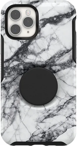 Vista 3 de OtterBox + Funda Pop Symmetry Series para iPhone 11 PRO MAX (no 11/11 PRO) Embalaje no minorista - Mármol blanco