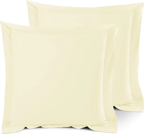 Vista 102 de Nestl Juego de 2 fundas tipo sham de almohada suaves - Fundas de almohada de microfibra de doble cepillado - Fundas de almohada de cama premium