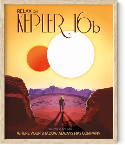 Vista 47 de HAUS AND HUES Arte de pared espacial – Pósteres espaciales vintage, póster JPL de la NASA, pósteres vintage de la NASA para paredes, arte de pared