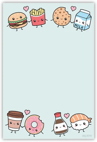 Vista 7 de Lista de tareas adhesiva linda de gato kawaii Cuaderno de notas de humor de gato, tarjeta de notas para regalo para amantes de los gatos 50
