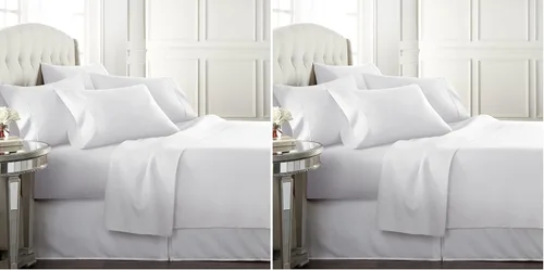 Vista 32 de Danjor Linens - Juego de sábanas tamaño completo para adolescentes, sábanas premium de hotel con 4 fundas de almohada, microfibra cepillada ligera