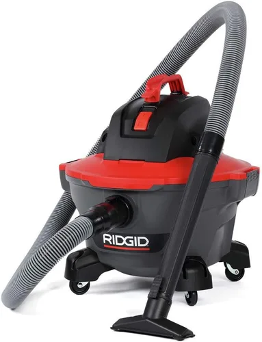 Vista 3 de RIDgid 62698 RT0600 NXT aspiradora mojado/seco de taller de 6 galones con ruedas, motor de 4.25 Pico HP y manguera con bloqueo Pro, gris oscuro