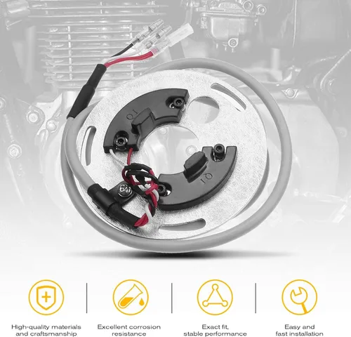 Vista 5 de Sistema de encendido electrónico A-Premium compatible con Suzuki Compatible con GS550 GS750 KD 1977 1978