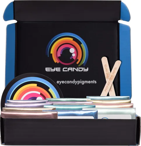 Vista 21 de Eye Candy Polvo de pigmento de mica premium Adzuki-IRO rojo (25 G), multiusos, aditivo para artes y manualidades, epoxi, arte de resina, esmalte