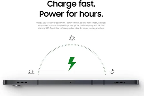 Vista 8 de SAMSUNG Galaxy Tab S7+ Wi-Fi, negro místico, 128 GB (SM-T970NZKAXAR) (renovado)