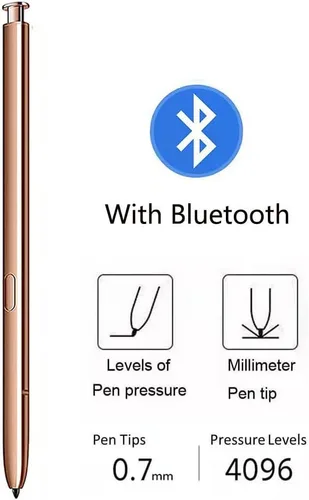 Vista 2 de Note 20 Ultra S Pen Reemplazo (con Bluetooth) para Samsung Galaxy Note 20 Note 20 Ultra 5G Todas las versiones Stylus Touch S Pen + puntas/puntas