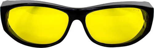 Vista 5 de Global Vision Gafas de seguridad Escort Fit Over 2 pares de lentes amarillas y transparentes