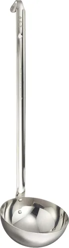 Vista 4 de Tamakodo BLC37020 - Cucharón para sopa, 0.7 fl oz (20 cc), acero inoxidable 18-8, plata japonesa