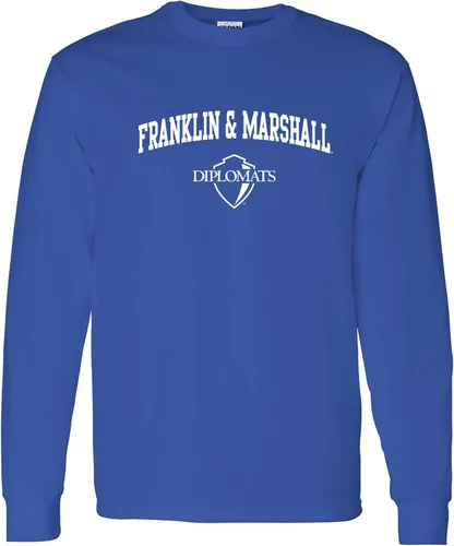 Vista 85 de NCAA oficial de College – University Team Color Arco Logo Manga Larga