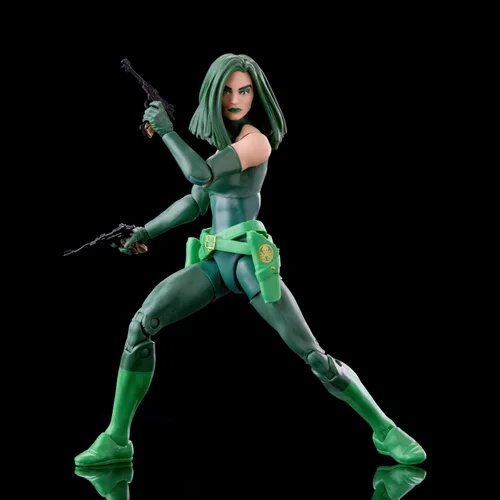 Vista 4 de Marvel Legends Series Madame Hydra Comics - Figura de acción coleccionable de 6 pulgadas, 4 accesorios, 1 pieza de Build-A-Fig.