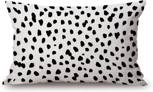 Vista 23 de Solekla Jcp152 - Funda de cojín decorativa de lino y algodón con diseño de pinos en acuarela para sofá, cama, 12 x 20 pulgadas