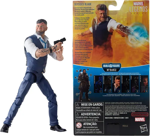 Vista 6 de Marvel Legends Series Black Panther - Figura de Ulysses Klaue de 6 pulgadas