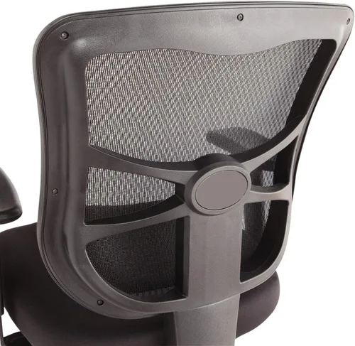 Vista 4 de Alera Elusion Series Silla multifunción de malla con respaldo medio, color negro