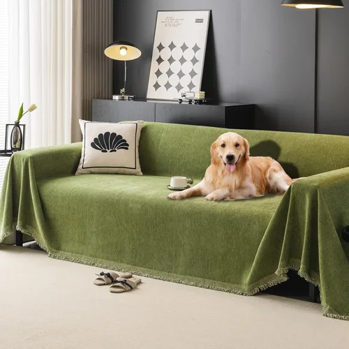 Vista 17 de [Usado] Fundas de sofá 100% impermeables para mascotas, fundas de sofá para perros, gatos, funda para sofás seccionales, sillón reclinable, futón