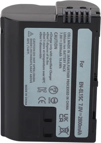 Vista 4 de Sanpyl Reemplazo de batería de cámara El 15C, 2800 mAh recargable para Z5 Z6 Z6 II Z7 Z7II Z8 D7500 D7200 D7000 D850 D750 D500 D810a D610 D600