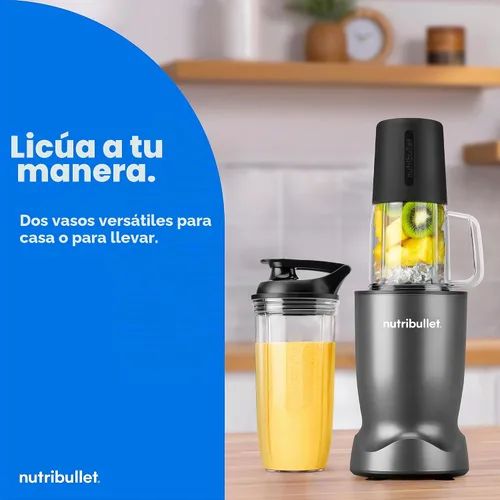Vista 2 de nutribullet® Turbo Tumbler Edition, Licuadora personal, Gunmetal, NB30400 Pavonado