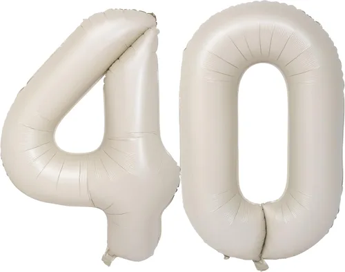 Vista 194 de Globos de 40 pulgadas con números de caramelo, papel de aluminio de helio, globos de látex de Mylar para fiesta de cumpleaños, decoración digital 0
