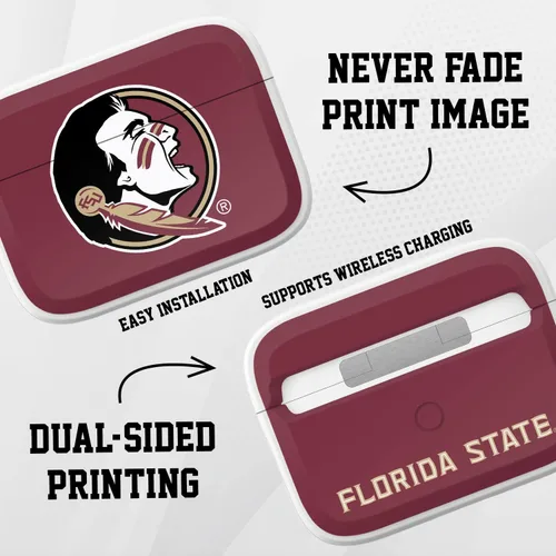 Vista 3 de Florida State Seminoles HDX - Funda compatible con Apple AirPods Pro 1 y 2 (clásico)