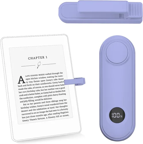 Vista 11 de Girador de páginas remoto para accesorios de lectura Kindle, Clicke para iPad, iPhone, Android, tabletas, libros electrónicos, lentes de lectura