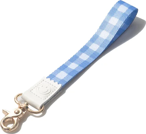 Vista 15 de DQL Correa de muñeca para llaves para mujeres y hombres, llavero de muñeca para llaves de automóvil, insignia, cartera y correa de muñeca para Negro