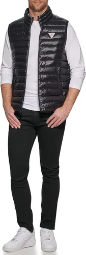 Vista 2 de GUESS Chaleco de transición ligero esencial para hombre