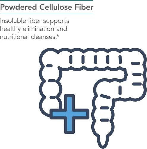 Vista 3 de Nutricology - Polvo de celulosa de fibra dietética - 8.82 oz de fibra insoluble no fermentable - Suplemento de celulosa microcristalina - Soporte