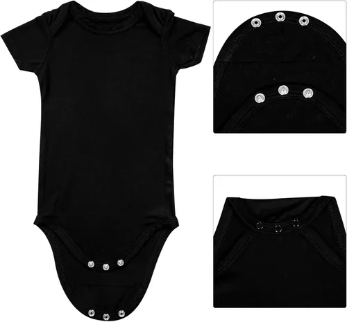 Vista 2 de GUISBY Body de rayón de manga corta para bebés de 0 a 24 meses