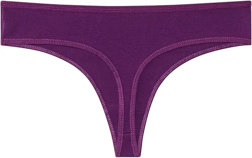 Vista 3 de Nabtos Tangas de algodón para mujer ropa interior sexy íntima para mujer paquete de 6