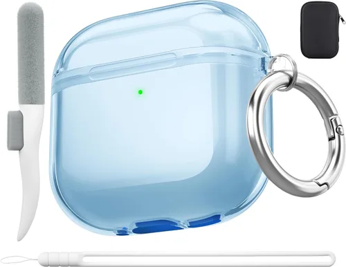Vista 30 de Funda de protección contra caídas para AirPods Pro 2 con kit de limpieza B-Negro