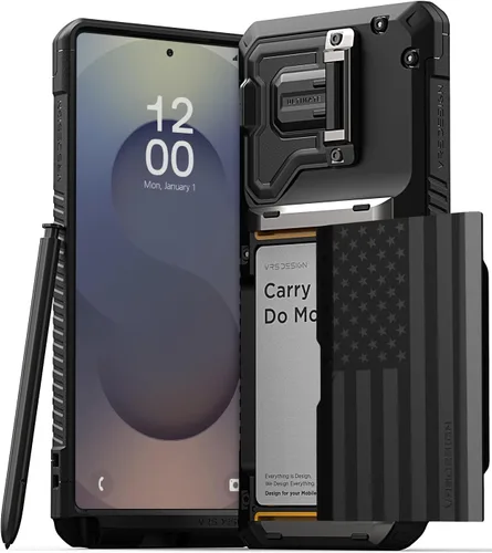 Vista 9 de VRS DESIGN Damda Glide DuoGuard para Samsung Galaxy S24 Ultra Funda para Teléfono (2024), Funda Protectora Premium Resistente de Lente de Cámara