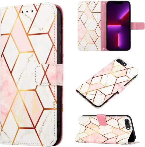 Vista 7 de Funda compatible con iPod Touch 7 tipo cartera para mujer, Touch 6 con tarjetero de piel de lujo con función atril, funda protectora para iPod Touch