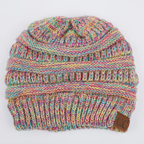 Vista 464 de C.C Trendy Warm Chunky Soft Stretch Cable Knit Beanie