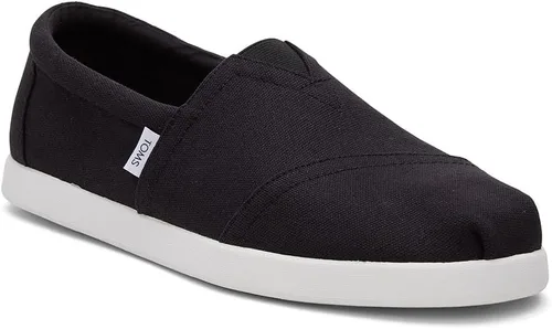 Vista 9 de TOMS Mocasín Alpargata de lona de algodón reciclado para hombre
