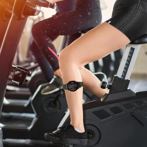 Vista 7 de QuickFit - Correa deportiva para tobillo/brazo de 0.866 in compatible con Garmin Fenix 6 Pro/6/7/7 Pro/5/5 Plus, correa de bíceps de nailon suave