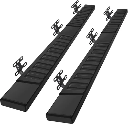 Vista 12 de COMNOVA - Estribos de 6 pulgadas para Dodge Ram 1500 Crew Cab 2009-2018 (incluido el modelo clásico 2019+), Ram 2500 3500 10-26, estribos y Negro