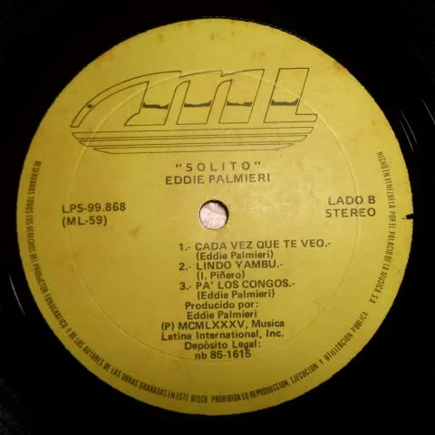 Vista 6 de Solito - Eddie Palmieri