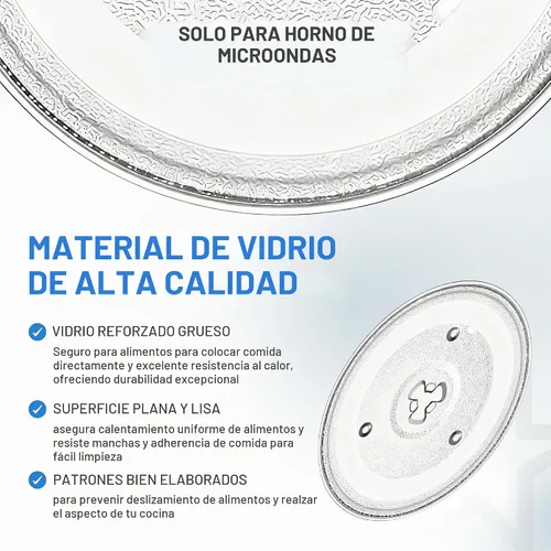 Vista 7 de Placa de vidrio para microondas BlueStars de 10.6"/27cm [Actualizado 2025] - Reemplaza WB48X21336 BT-3112 - Compatible con microondas Panasonic