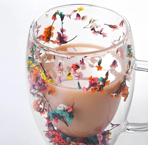 Vista 8 de NBHUZEHUA Juego de 2 Tazas de Café de Doble Pared, Juego de Tazas de Vidrio Aisladas, Recién Casados, Compromiso, Aniversario, para Él y Ella