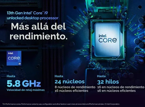 Vista 2 de Intel Core i9-13900K Procesador de escritorio de 24 núcleos (8 núcleos P + 16 núcleos E) 36M de caché, hasta 5.8 GHz