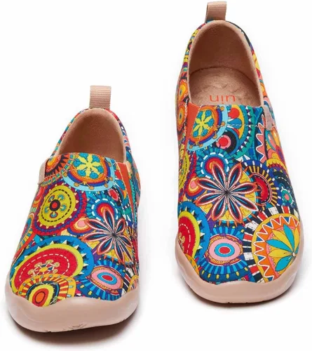 Vista 2 de UIN - Zapatos de viaje de lona pintada para mujer